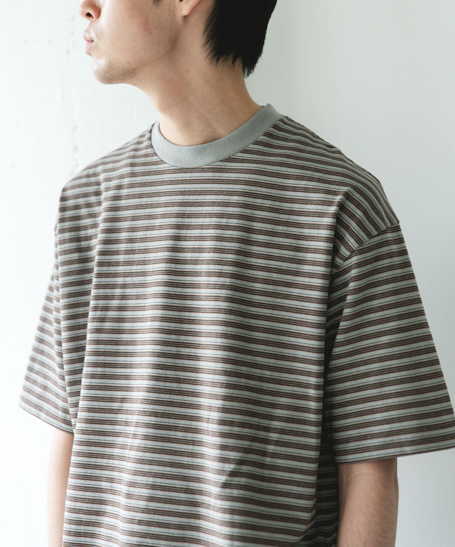 URBAN RESEARCH DOORS「OUTDOOREXCHANGE ボーダーTシャツ」|Tシャツ・カットソー|