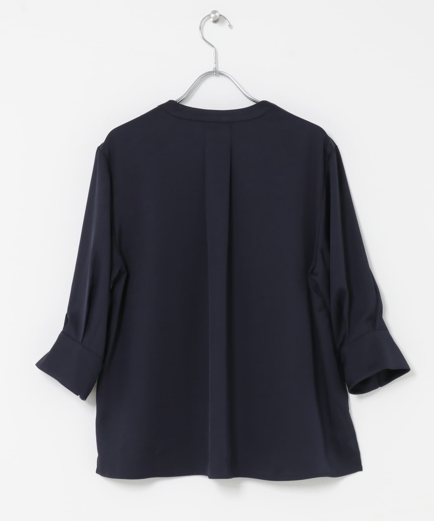 URBAN RESEARCH ROSSO「シルキーツイルVネックブラウス」|シャツ・ブラウス|