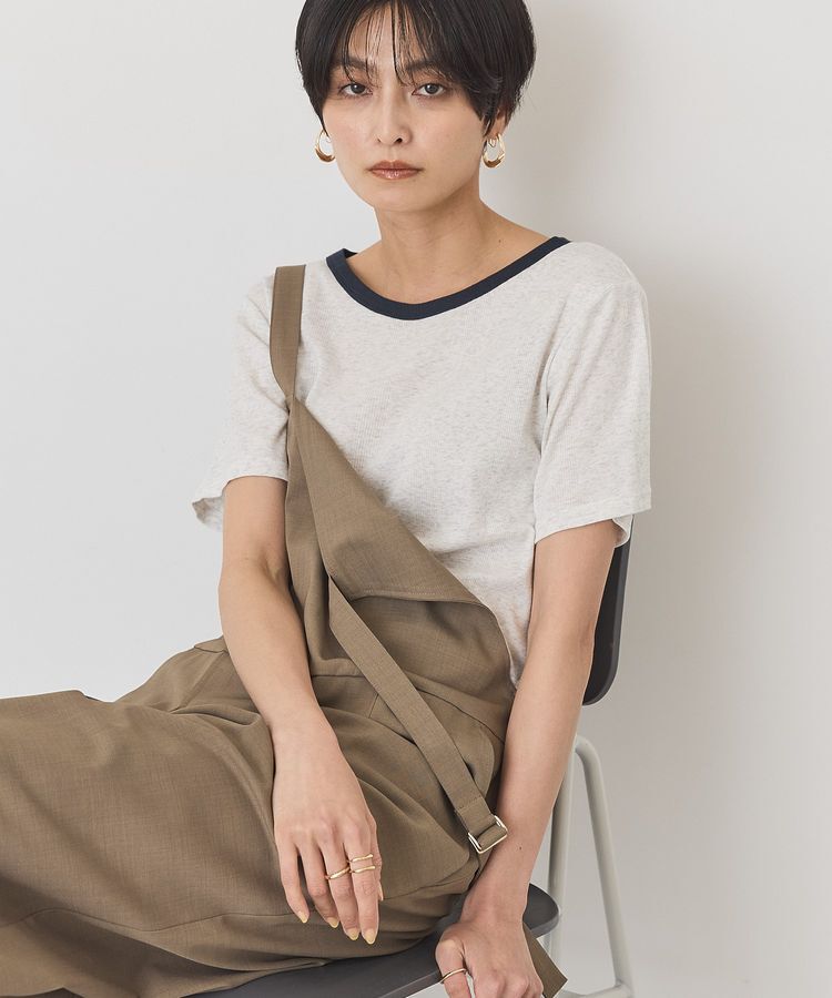 AMERICAN HOLIC「【SET】半袖プルオーバー+針抜きカーディガン」|Tシャツ・カットソー|
