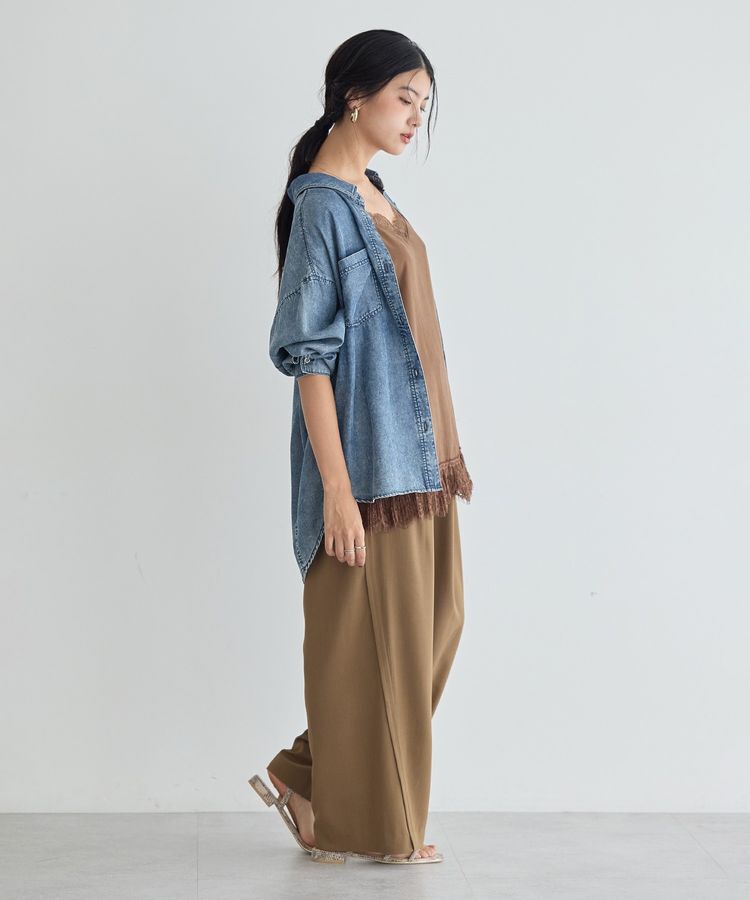 YECCA VECCA「バイオ加工ヴィンテージデニムシャツ」|シャツ・ブラウス|