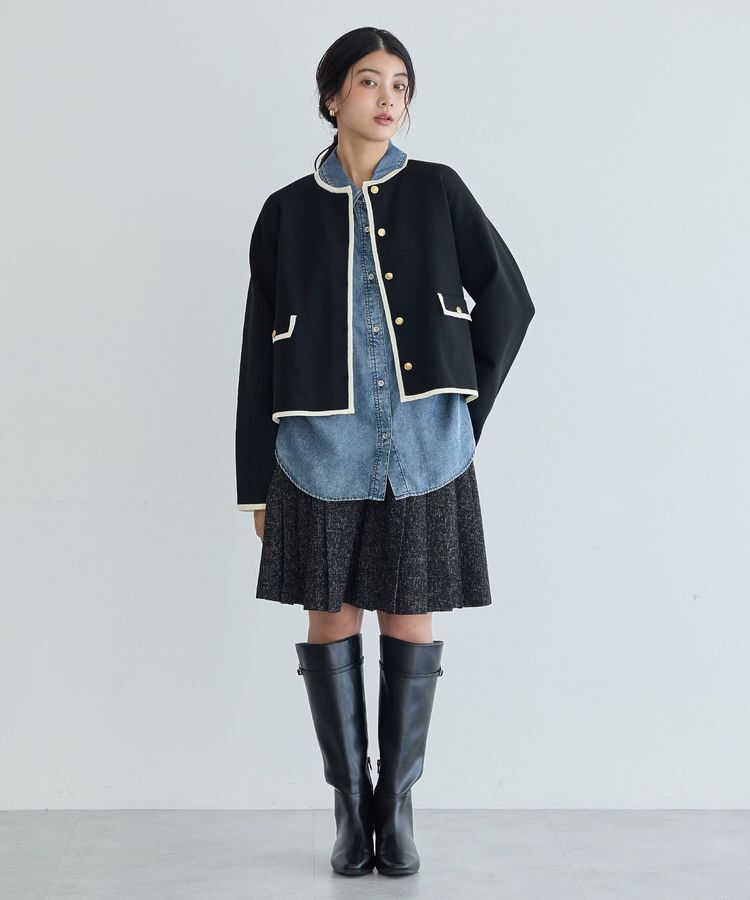 YECCA VECCA「バイオ加工ヴィンテージデニムシャツ」|シャツ・ブラウス|