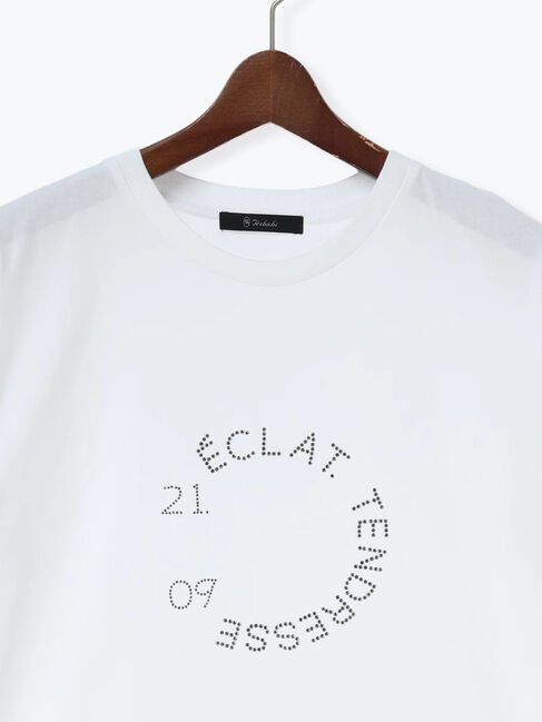 Te chichi「ラインストーンサークルロゴTシャツ《新色追加》」|Tシャツ・カットソー|
