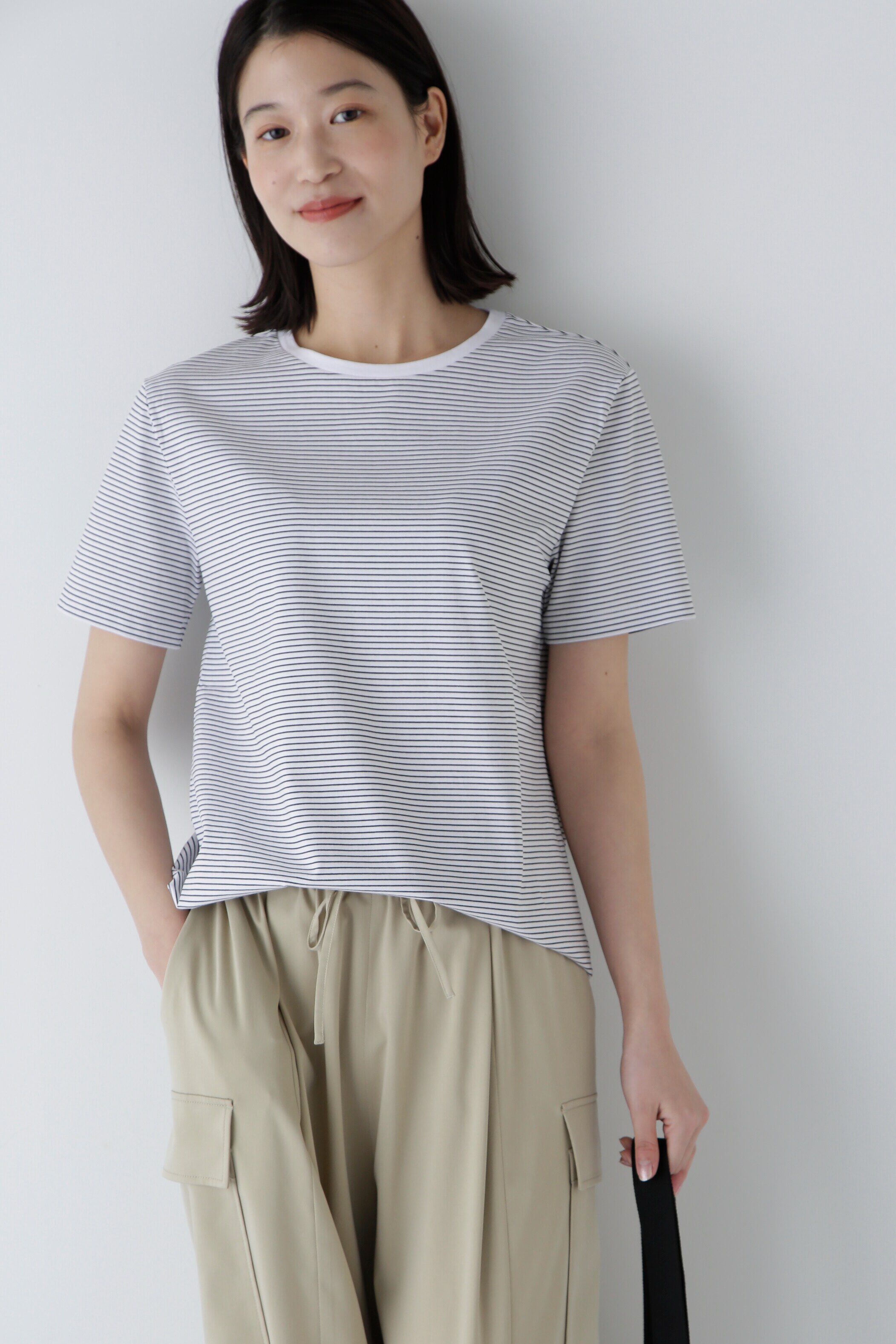  「◆半袖Ｔシャツボーダーオーガニック綿天竺」|Tシャツ・カットソー|ブラックボー 3