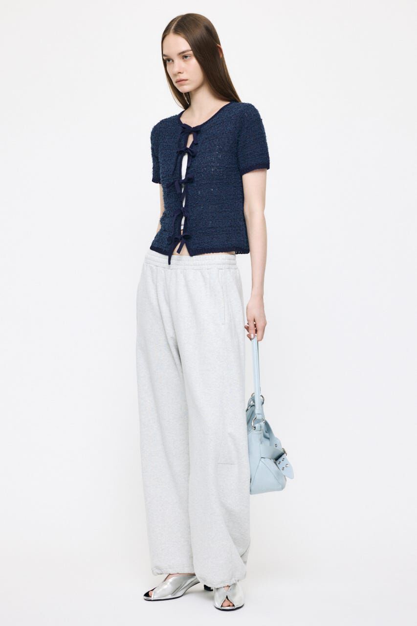 MOUSSY「FRONT RIBBON KNIT カーディガン」|ニット・セーター|