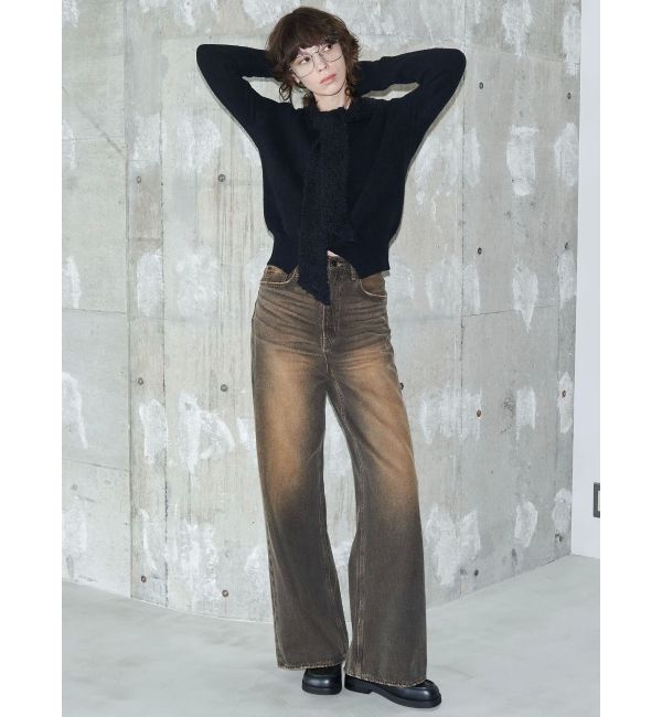 EMODA「【VEQUM】RIM WIDE JEANS」|デニム|