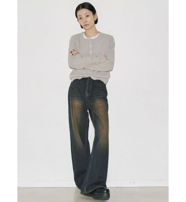 EMODA「【VEQUM】RIM WIDE JEANS」|デニム|