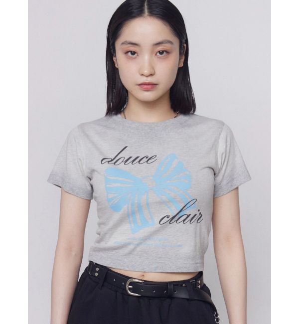 EMODA「リボンプリントTシャツ」|Tシャツ・カットソー|