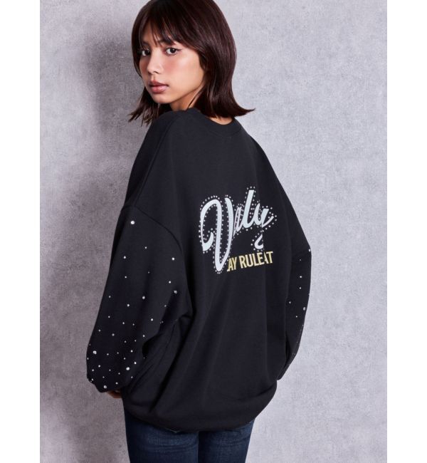GYDA「Valdy studded bijouスウェットトップス」|スウェット・ジャージ|