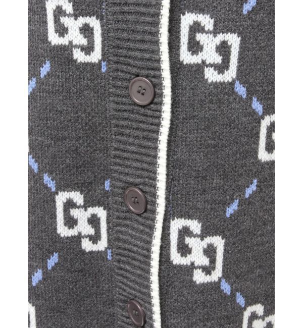GYDA「GG glitter quiltingニットカーディガン」|カーディガン|