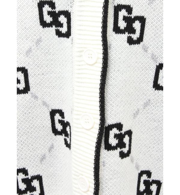 GYDA「GG glitter quiltingニットカーディガン」|カーディガン|