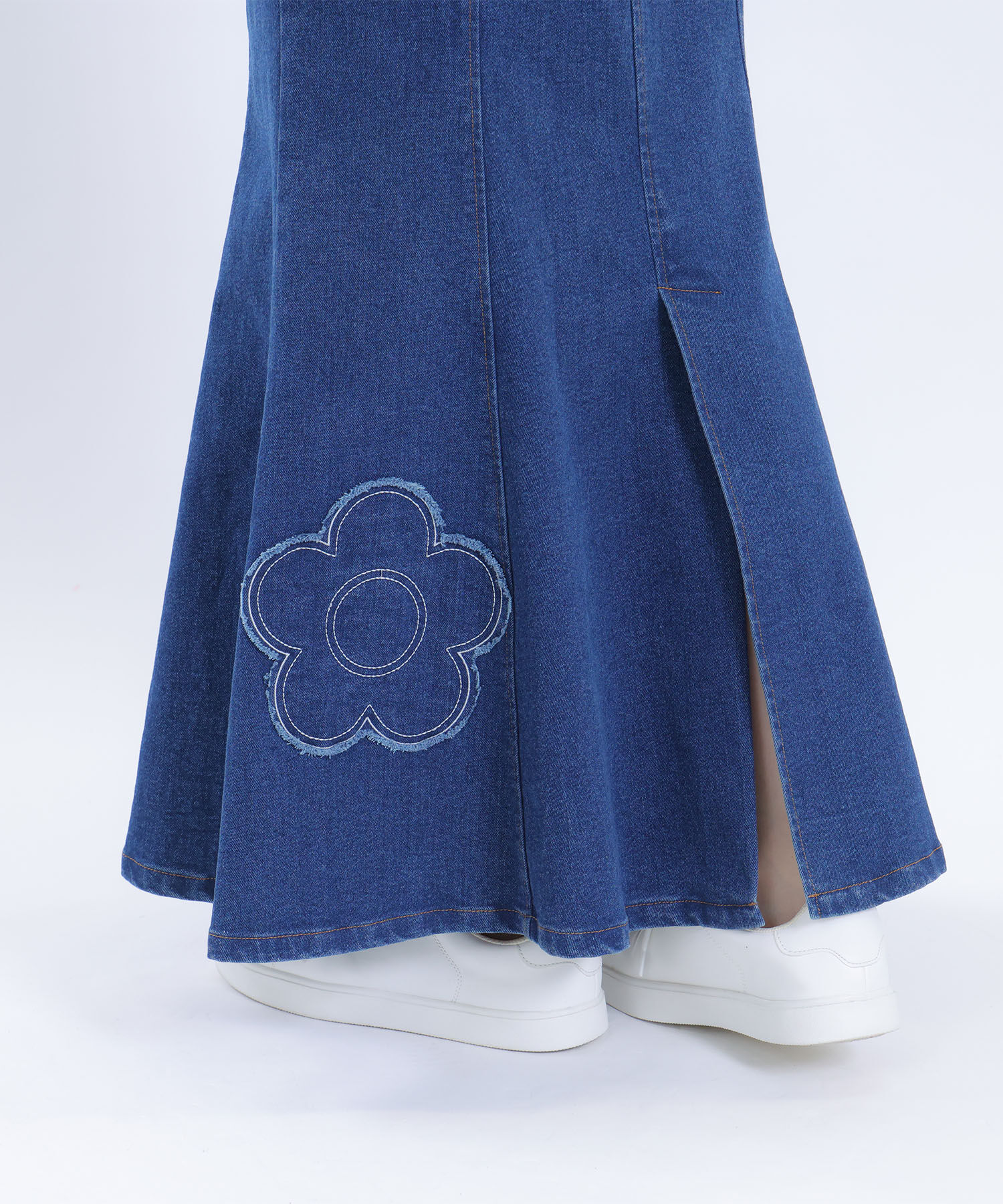 MARY QUANT「デイジーパッチデニムマーメイド スカート」|スカート|