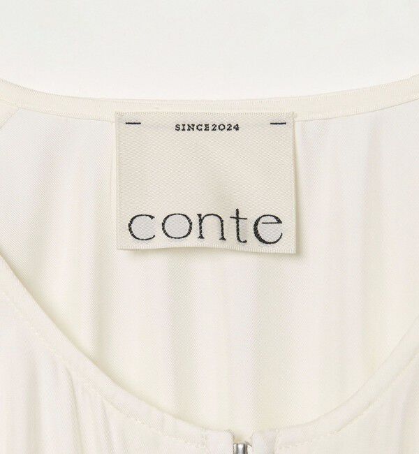 conte「＜conte＞シャーリング ジップブルゾン」|ブルゾン・スタジャン|