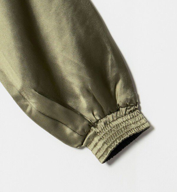 UNITED ARROWS「＜MARILYN MOON＞サテン レース リバーシブル ブルゾン」|ブルゾン・スタジャン|