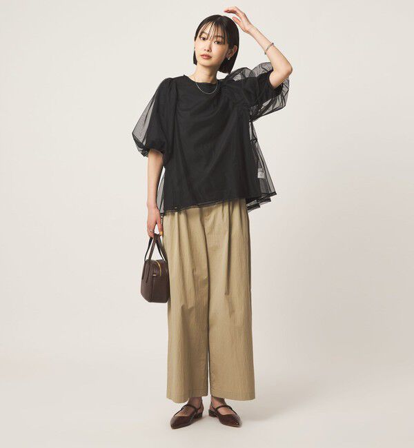 UNITED ARROWS green label relaxing「チュール 2WAY プルオーバー」|Tシャツ・カットソー|