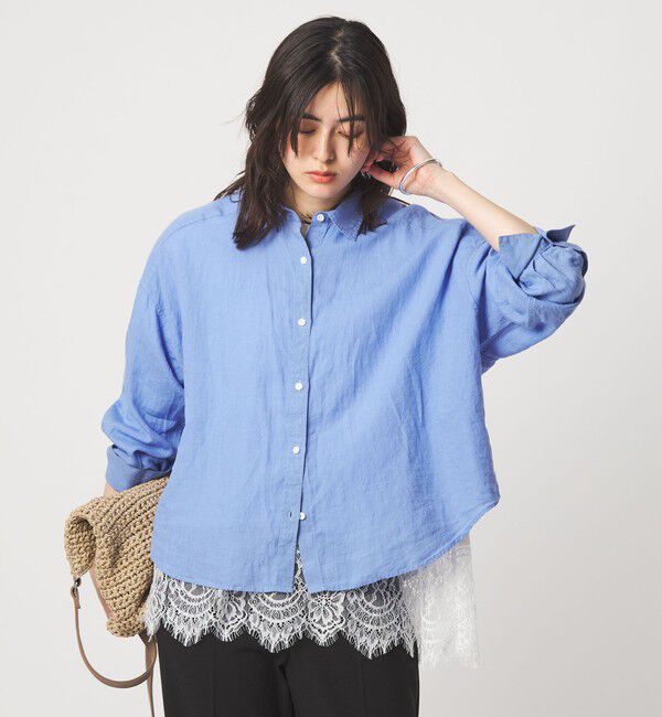 UNITED ARROWS green label relaxing「スソ レース プルオーバー カットソー」|Tシャツ・カットソー|