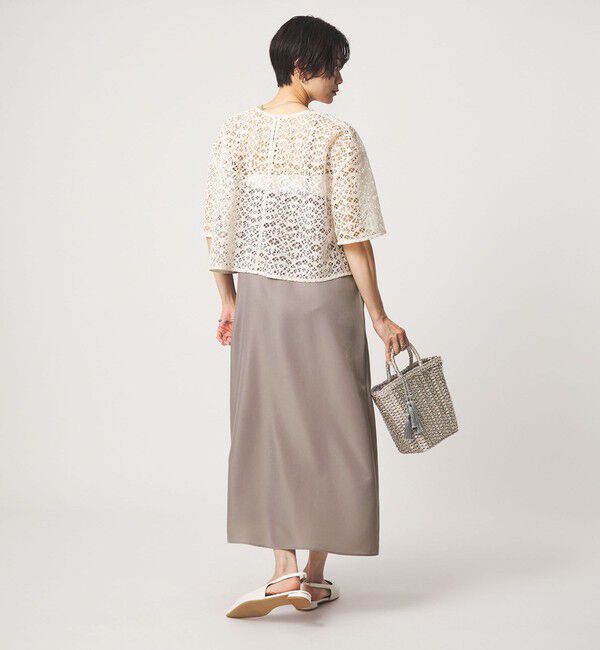 UNITED ARROWS green label relaxing「レースブラウス&times;キャミソールワンピース セット」|ワンピース|