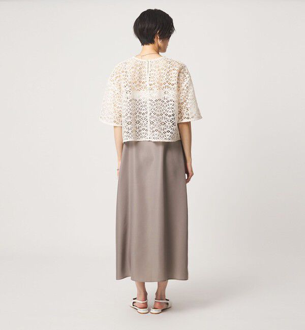 UNITED ARROWS green label relaxing「レースブラウス&times;キャミソールワンピース セット」|ワンピース|