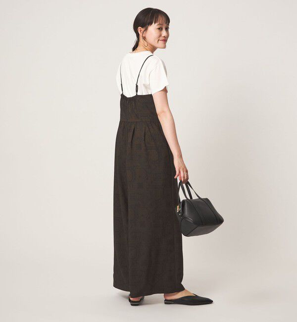 UNITED ARROWS green label relaxing「スカーフプリント キャミソール オールインワン」|オールインワン|