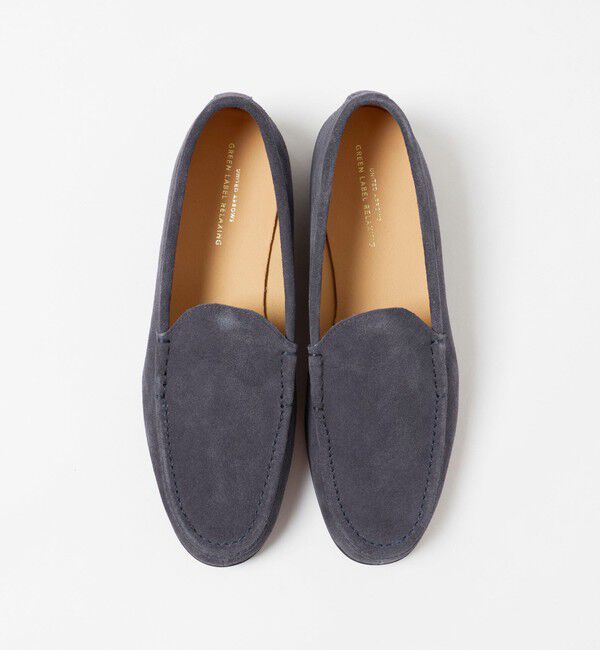 UNITED ARROWS green label relaxing「GLR スエード ヴァンプ モカシン スリッポン」|スリッポン|