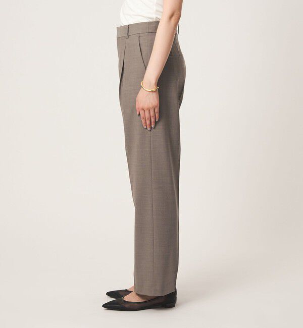 UNITED ARROWS green label relaxing「［size SHORT/TALLあり］カチリラ ストレート パンツ ウォッシャブル ストレッチ」|スラックス|