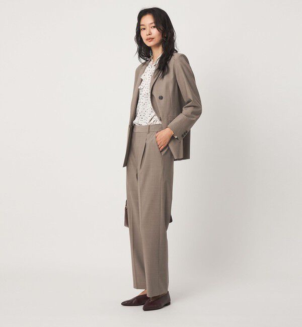 UNITED ARROWS green label relaxing「［size SHORT/TALLあり］カチリラ ストレート パンツ ウォッシャブル ストレッチ」|スラックス|