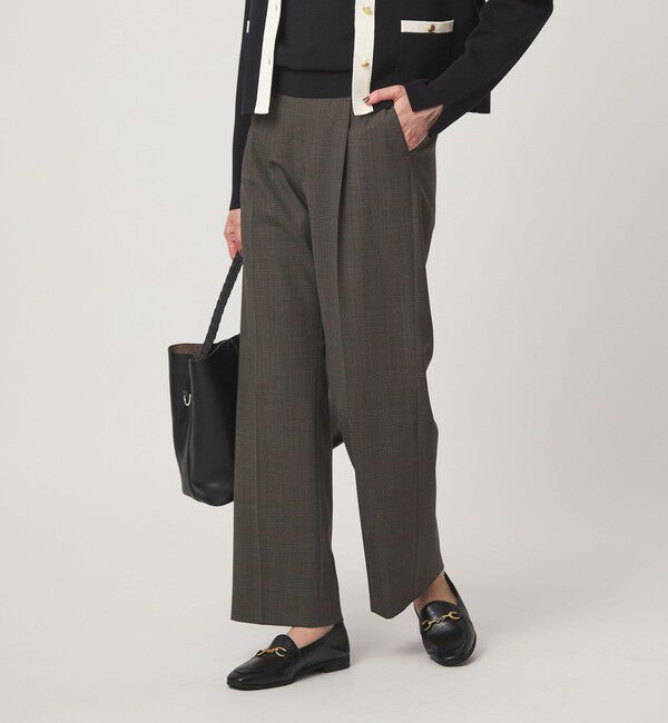 UNITED ARROWS green label relaxing「［size SHORT/TALLあり］カチリラ ストレート パンツ ウォッシャブル ストレッチ」|スラックス|