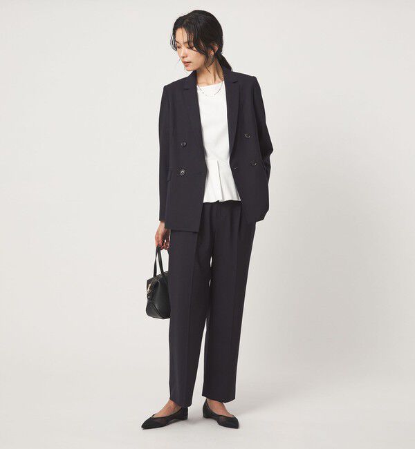 UNITED ARROWS green label relaxing「［size SHORT/TALLあり］カチリラ ダブル ジャケット ウォッシャブル ストレッチ」|テーラードジャケット|