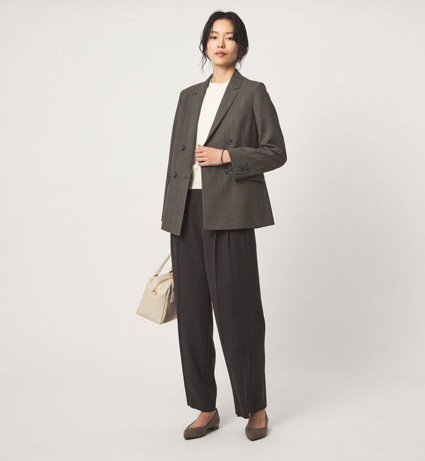 UNITED ARROWS green label relaxing「［size SHORT/TALLあり］カチリラ ダブル ジャケット ウォッシャブル ストレッチ」|テーラードジャケット|