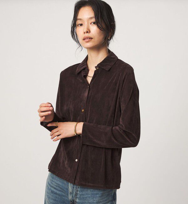 UNITED ARROWS green label relaxing「シアーフロッキー カーディガン」|カーディガン|DK.BROWN