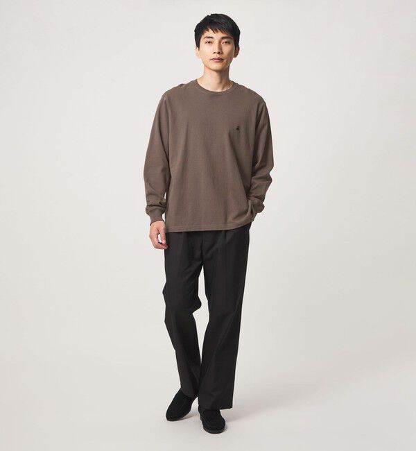 UNITED ARROWS green label relaxing「【別注】＜Brooks Brothers＞GLR カノコ クルーネック カットソー」|Tシャツ・カットソー|