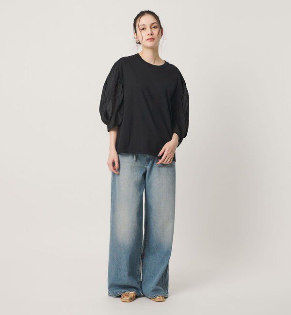 BEAUTY&YOUTH UNITED ARROWS「【WEB限定】＜dahl&rsquo;ia＞リメイク パワーショルダー プルオーバー」|Tシャツ・カットソー|