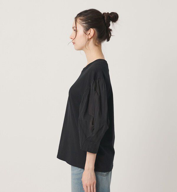 BEAUTY&YOUTH UNITED ARROWS「【WEB限定】＜dahl&rsquo;ia＞リメイク パワーショルダー プルオーバー」|Tシャツ・カットソー|