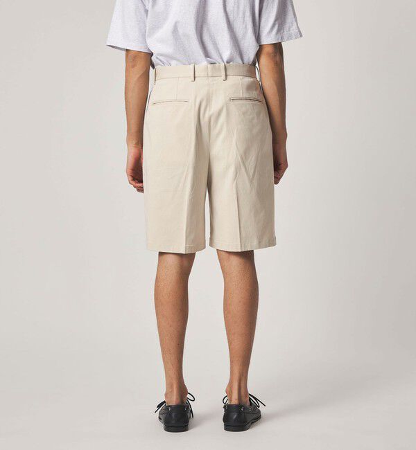 STEVEN ALAN「＜Steven Alan＞ グレース ツイル アウト ワンプリーツ ショート パンツ」|スラックス|