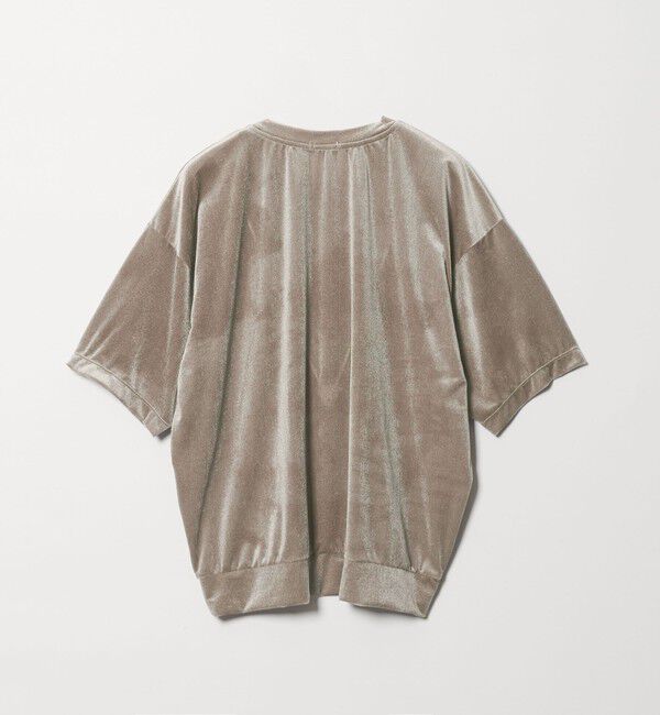 BEAUTY&YOUTH UNITED ARROWS「【WEB限定】シアー ベロア スウェット Tシャツ」|Tシャツ・カットソー|