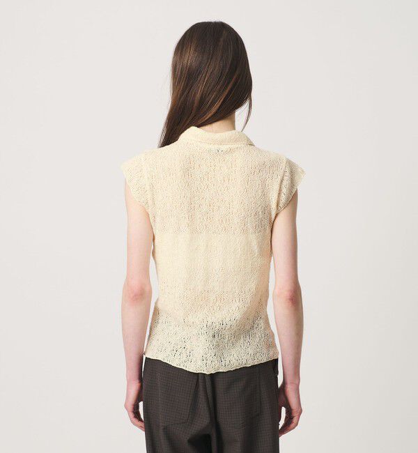 ATTISESSION「＜ATTISESSION＞E/C RSL レース フレンチスリーブ シャツ」|シャツ・ブラウス|