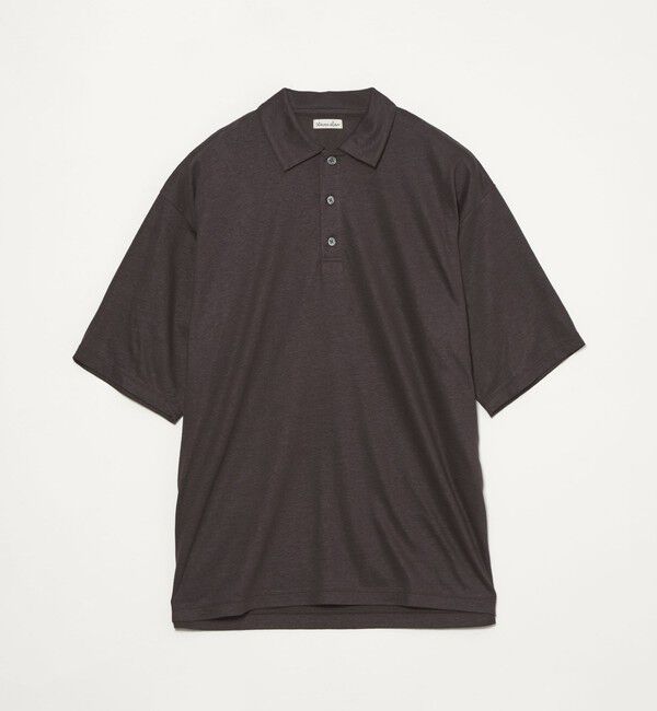 STEVEN ALAN「＜Steven Alan＞ RAMIE/PE ポロシャツ」|ポロシャツ|DK.BROWN