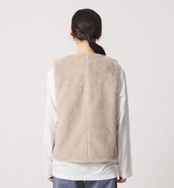BEAUTY&YOUTH UNITED ARROWS「ポリエステル フェイクファー ベスト」|ベスト・ジレ|