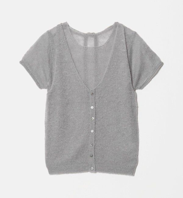 BEAUTY&YOUTH UNITED ARROWS「ホルターネック レイヤード ニットプルオーバー ウォッシャブル」|ニット・セーター|MD.GRAY