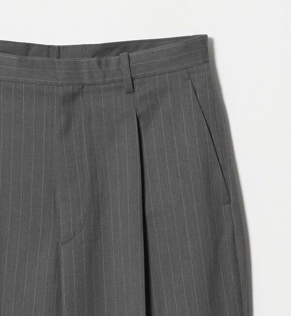 BEAUTY&YOUTH UNITED ARROWS「ピンストライプ ワイド ストレート スラックス NO.10」|チノ|