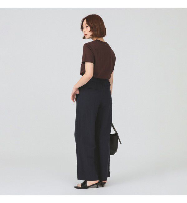 Ray BEAMS 「ワイド ストレート 2タック パンツ」|チノ|