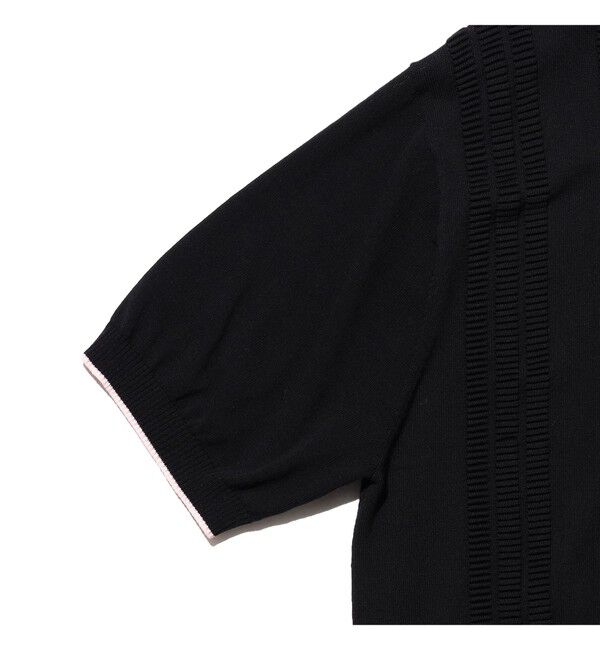 BEAMS PLUS「Knit Polo Raised Pattern Jacquard Line」|ポロシャツ|