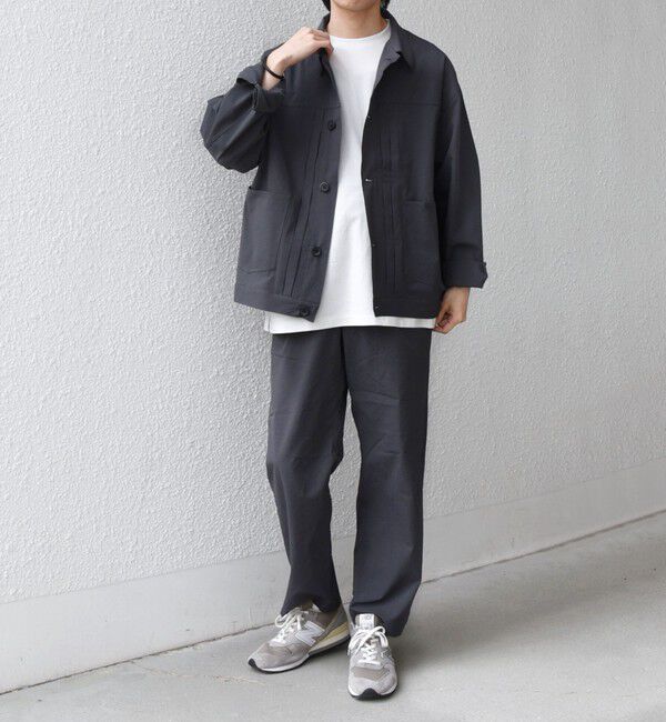SHIPS any「SHIPS any:〈撥水/軽量/ストレッチ〉SOLOTEX(R) シアサッカー トラック ブルゾン 26SS(セットアップ対応)◇」|ブルゾン・スタジャン|