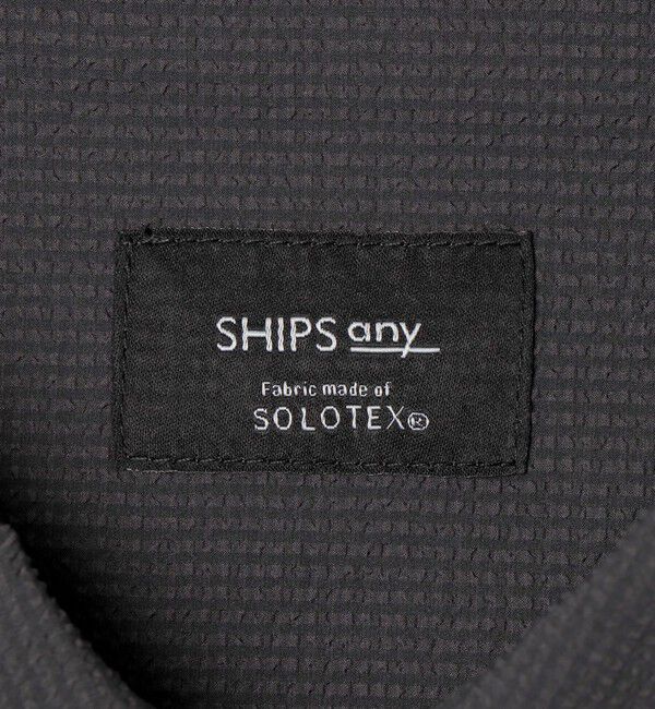 SHIPS any「SHIPS any:〈撥水/軽量/ストレッチ〉SOLOTEX(R) シアサッカー トラック ブルゾン 26SS(セットアップ対応)◇」|ブルゾン・スタジャン|
