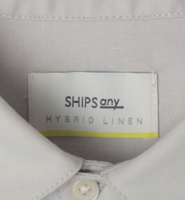 SHIPS any「SHIPS any:〈接触冷感・ストレッチ・遮熱等〉ハイブリッドリネン プルオーバー シャツ(セットアップ対応)◇」|シャツ・ブラウス|