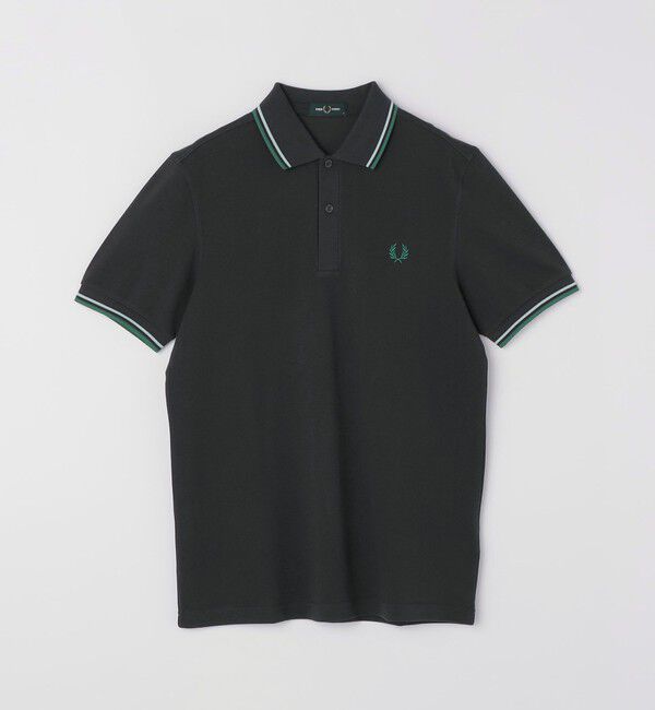 SHIPS「FRED PERRY: M3600 TWIN TIPPED POLO」|ポロシャツ|ダークグレー