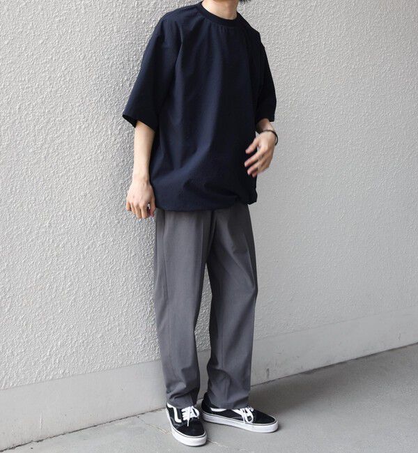 SHIPS any「SHIPS any:〈撥水/軽量/ストレッチ〉SOLOTEX(R)  シアサッカー スピンドル Tシャツ ◇」|Tシャツ・カットソー|