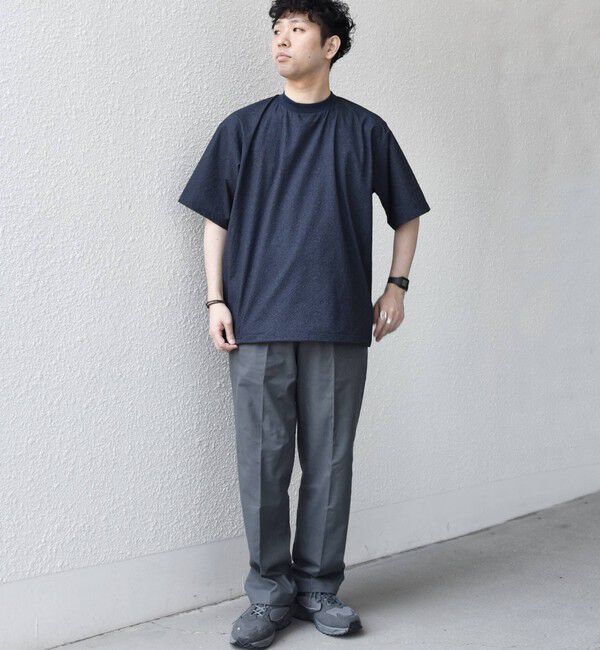 SHIPS any「SHIPS any:〈撥水/軽量/ストレッチ〉SOLOTEX(R)  シアサッカー スピンドル Tシャツ ◇」|Tシャツ・カットソー|