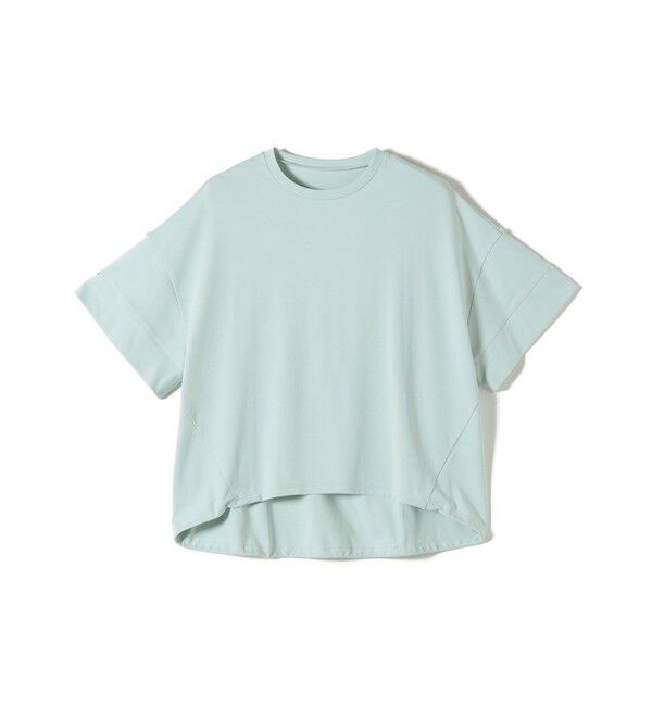 SHIPS Colors 「SHIPS Colors:〈手洗い可能〉スムース 2WAYスリーブ ニュアンス TEE◇」|Tシャツ・カットソー|