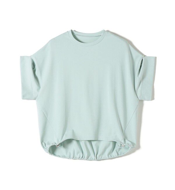 SHIPS Colors 「SHIPS Colors:〈手洗い可能〉スムース 2WAYスリーブ ニュアンス TEE◇」|Tシャツ・カットソー|