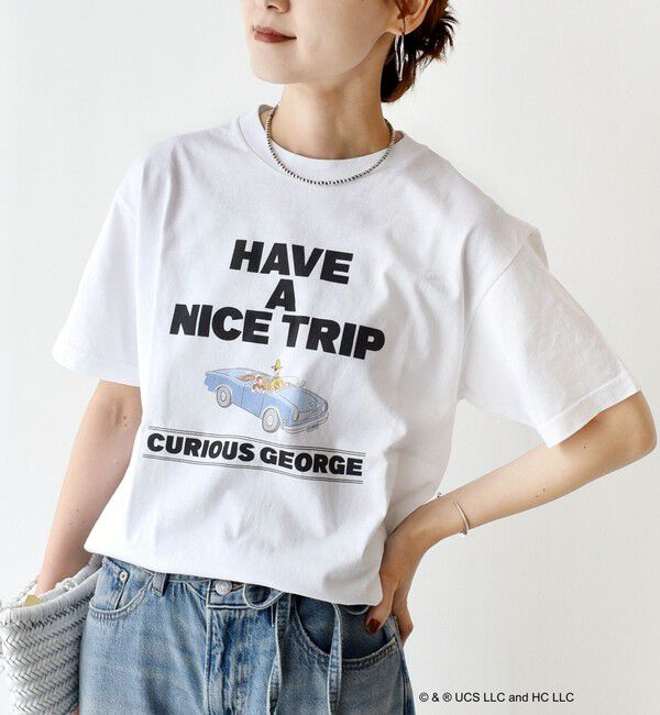 SHIPS for women「【SHIPS別注】GOOD ROCK SPEED/Curious George/TEE」|Tシャツ・カットソー|